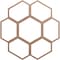 Ekena Millwork Florin Wood Fretwork Pierced Ceiling Medallion, Wood (Paint Grade), 34"OD x 12"ID x 3/8"T CMWP34X34X0375FOMF - alternate 1